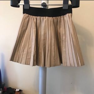 Zara Leather miniskirt